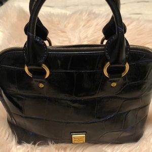 Dooney and Burke Navy Satchel